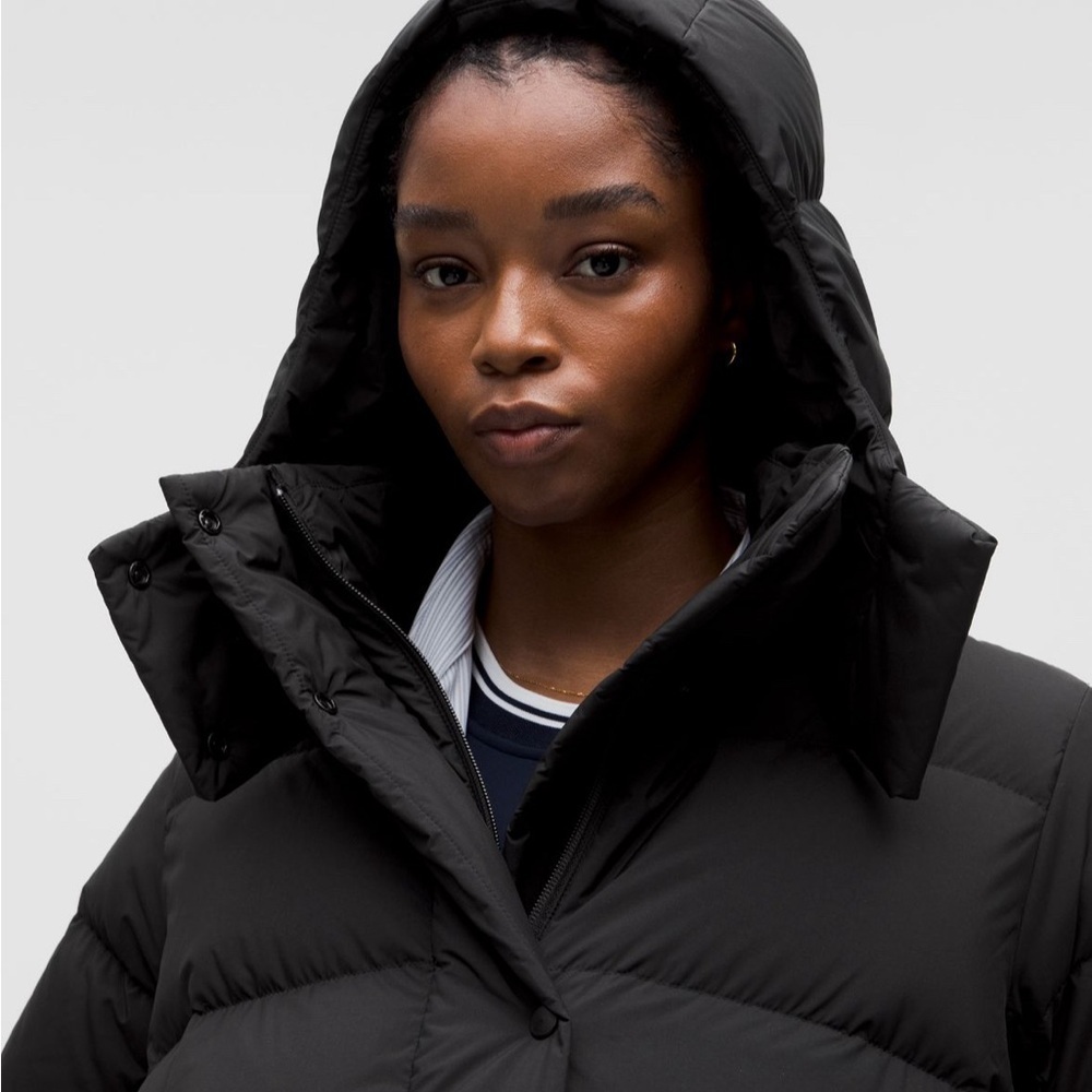 Lululemon Wunder Puff Jacket in Black Size 14 - Picture 4 of 13